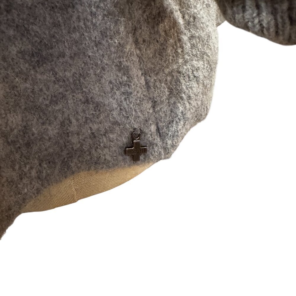 🧥 Beryll Vivi Cashmere Cropped Coat – Pebble Gray | One Size - Picture 8 of 9